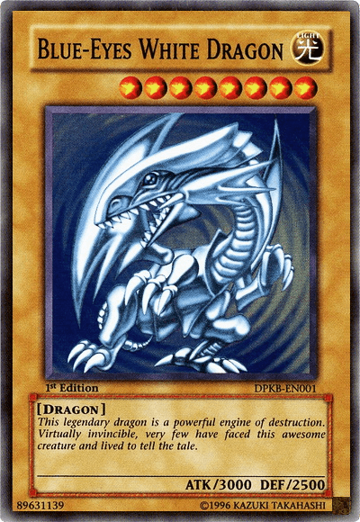 Blue-Eyes White Dragon [DPKB-EN001] Super Rare - Doe's Cards