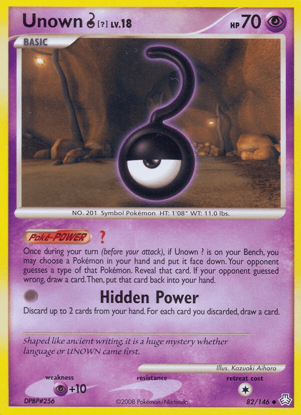 Unown ? (82/146) [Diamond & Pearl: Legends Awakened] - Doe's Cards