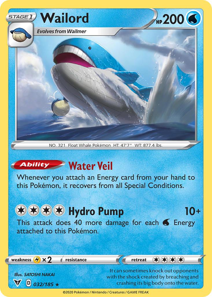 Wailord (032/185) [Sword & Shield: Vivid Voltage] - Doe's Cards