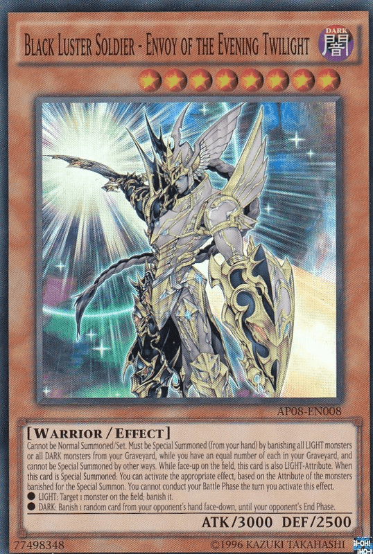 Black Luster Soldier - Envoy of the Evening Twilight [AP08-EN008] Super Rare - Doe's Cards