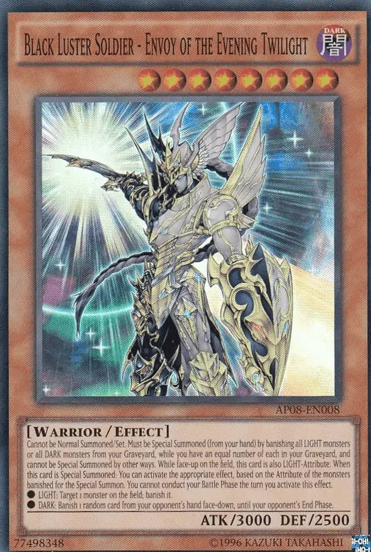 Black Luster Soldier - Envoy of the Evening Twilight [AP08-EN008] Super Rare - Doe's Cards