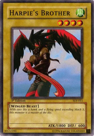 Harpie's Brother [SDJ-011] Common - Doe's Cards