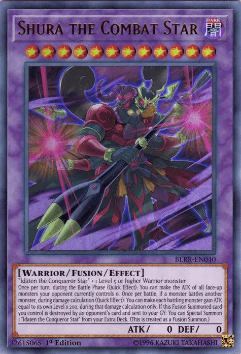 Shura the Combat Star [BLRR-EN040] Ultra Rare - Doe's Cards