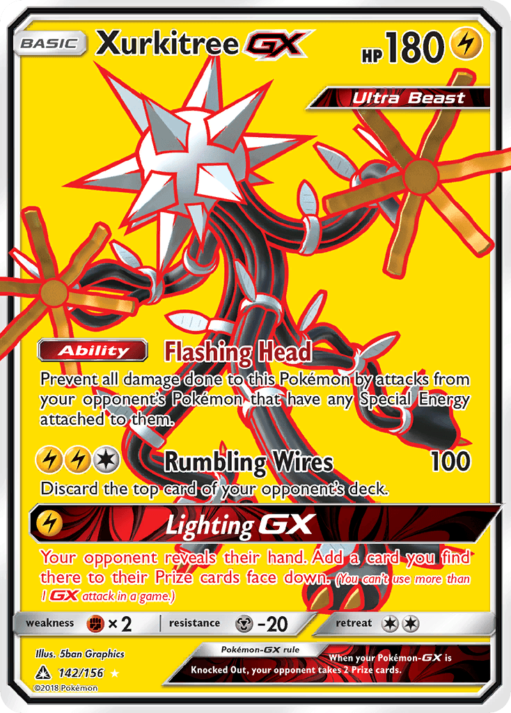 Xurkitree GX (142/156) [Sun & Moon: Ultra Prism] - Doe's Cards