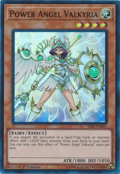 Power Angel Valkyria [SR05-EN003] Super Rare - Doe's Cards