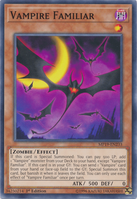 Vampire Familiar [MP19-EN233] Common - Doe's Cards