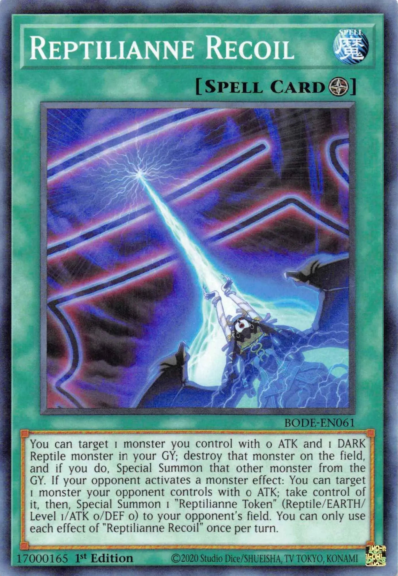 Reptilianne Recoil [BODE-EN061] Common - Doe's Cards