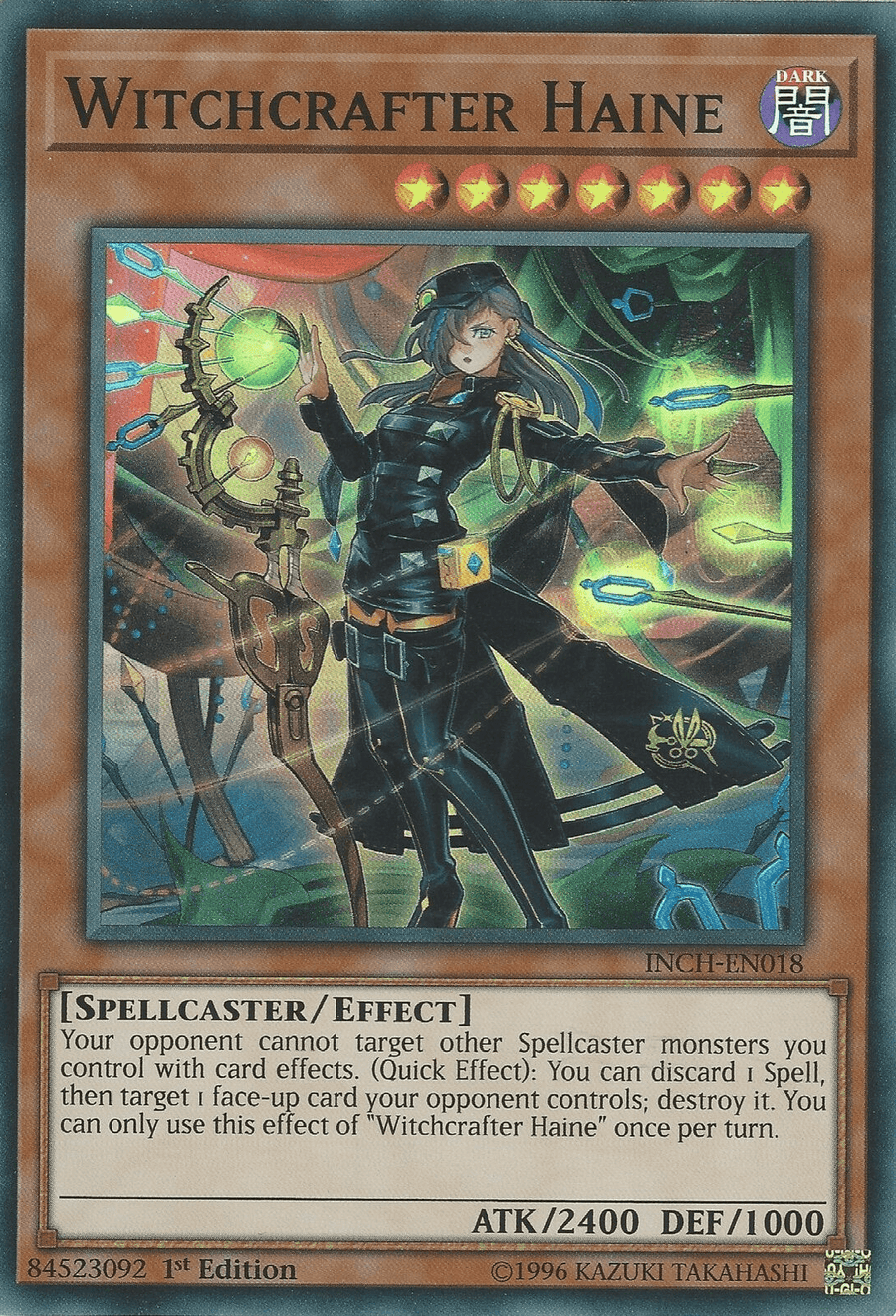 Witchcrafter Haine [INCH-EN018] Super Rare - Doe's Cards