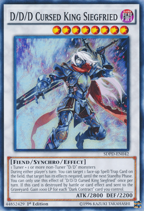 D/D/D Cursed King Siegfried [SDPD-EN042] Super Rare - Doe's Cards