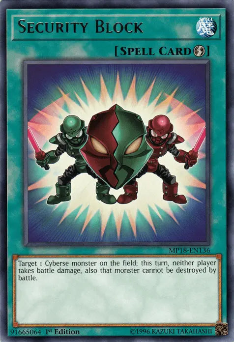 Security Block [MP18-EN136] Rare - Doe's Cards