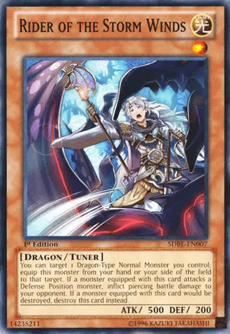 Rider of the Storm Winds [SDBE-EN007] Common - Doe's Cards
