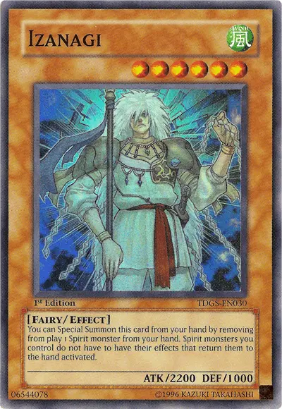 Izanagi [TDGS-EN030] Super Rare - Doe's Cards