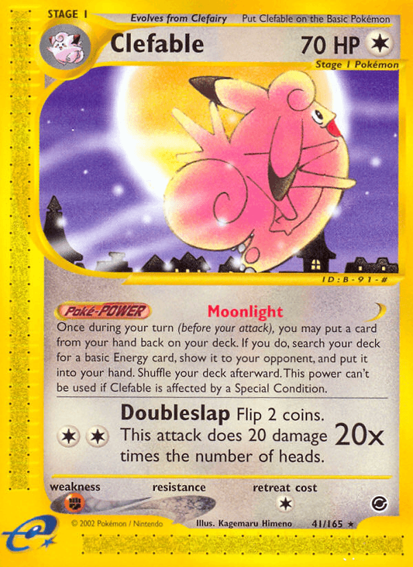 Clefable (41/165) [Expedition: Base Set] - Doe's Cards