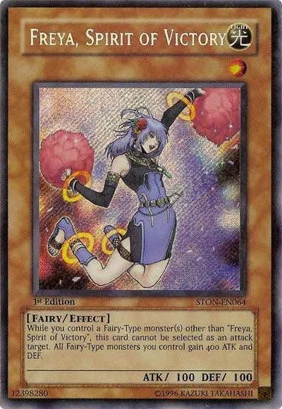 Freya, Spirit of Victory [STON-EN064] Secret Rare - Doe's Cards