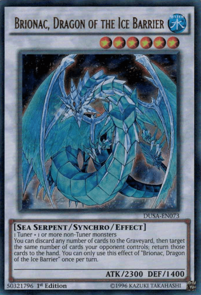 Brionac, Dragon of the Ice Barrier [DUSA-EN073] Ultra Rare - Doe's Cards