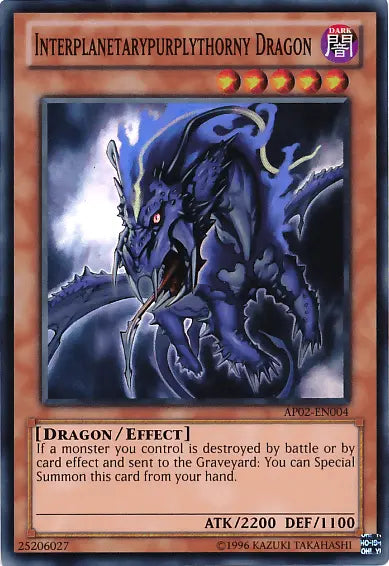 Interplanetarypurplythorny Dragon [AP02-EN004] Super Rare - Doe's Cards