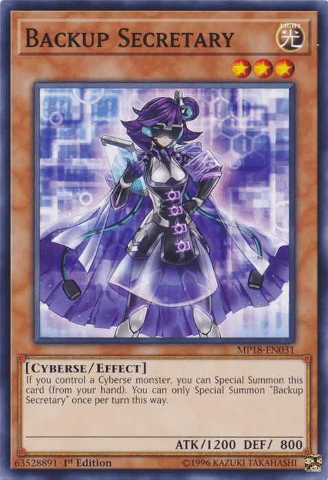 Backup Secretary [MP18-EN031] Common - Doe's Cards