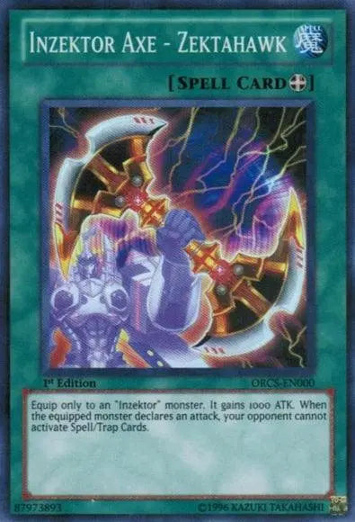 Inzektor Axe - Zektahawk [ORCS-EN000] Super Rare - Doe's Cards