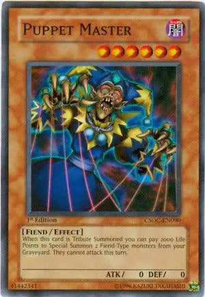 Puppet Master [CSOC-EN090] Super Rare - Doe's Cards