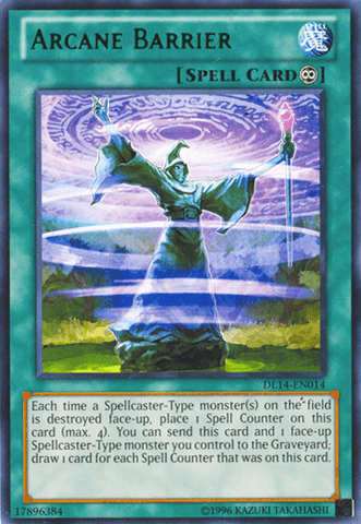 Arcane Barrier (Green) [DL14-EN014] Rare - Doe's Cards