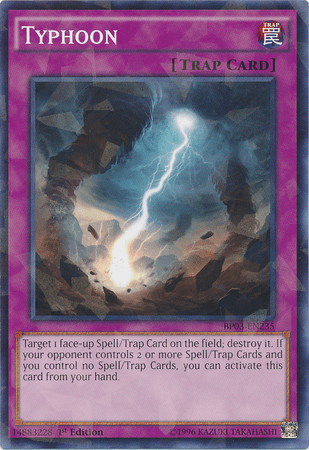 Typhoon [BP03-EN235] Shatterfoil Rare - Doe's Cards