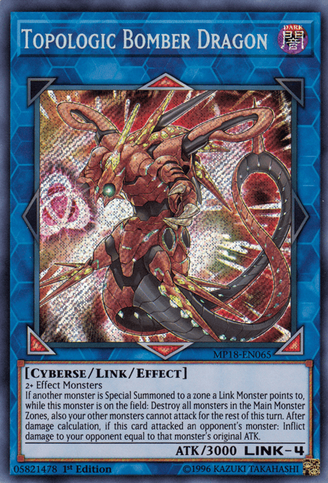 Topologic Bomber Dragon [MP18-EN065] Secret Rare - Doe's Cards