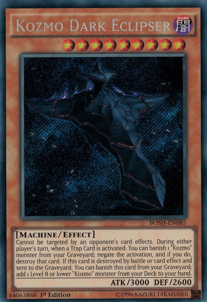 Kozmo Dark Eclipser [BOSH-EN085] Secret Rare - Doe's Cards