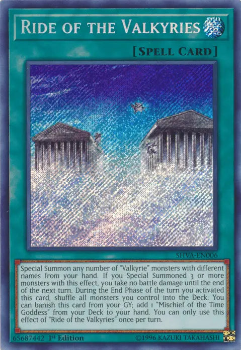 Ride of the Valkyries [SHVA-EN006] Secret Rare - Doe's Cards