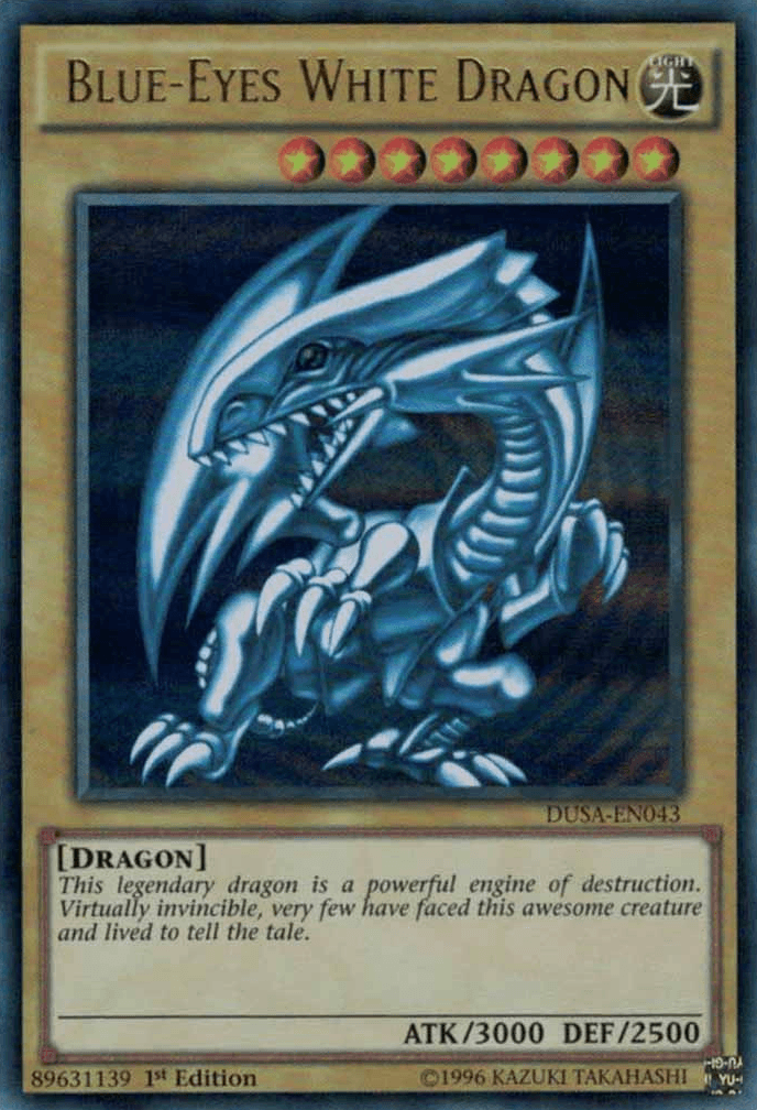 Blue-Eyes White Dragon [DUSA-EN043] Ultra Rare - Doe's Cards