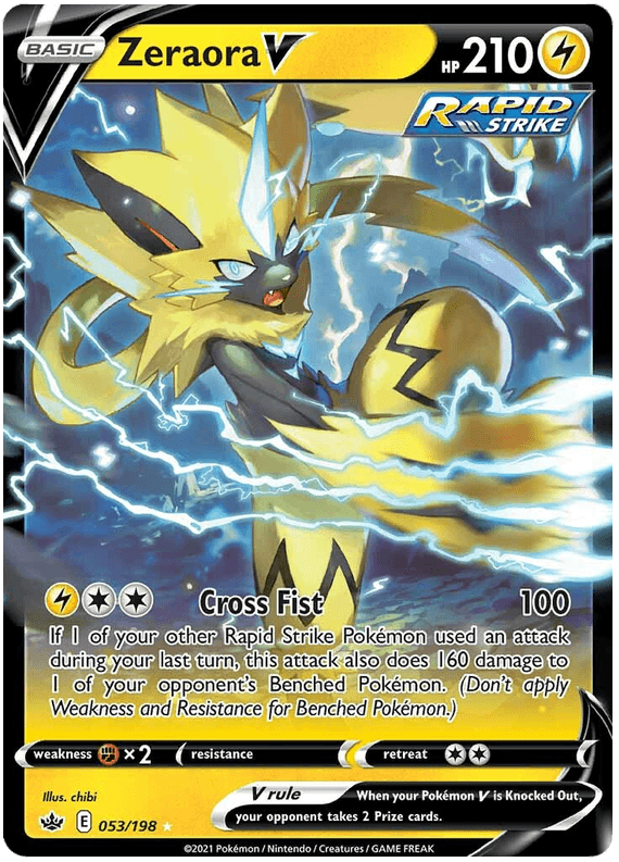 Zeraora V (053/198) [Sword & Shield: Chilling Reign] - Doe's Cards