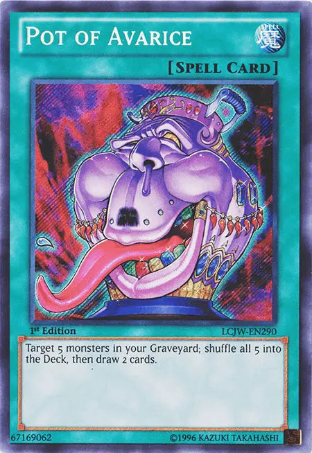 Pot of Avarice [LCJW-EN290] Secret Rare - Doe's Cards