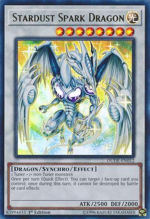 Stardust Spark Dragon [DUDE-EN012] Ultra Rare - Doe's Cards