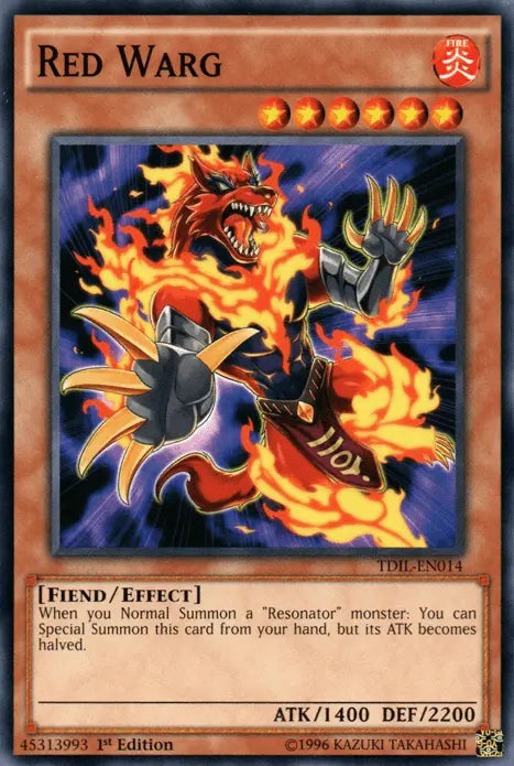 Red Warg [TDIL-EN014] Common - Doe's Cards