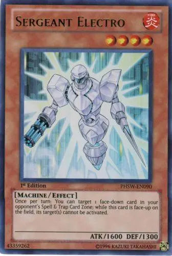 Sergeant Electro [PHSW-EN090] Ultra Rare - Doe's Cards