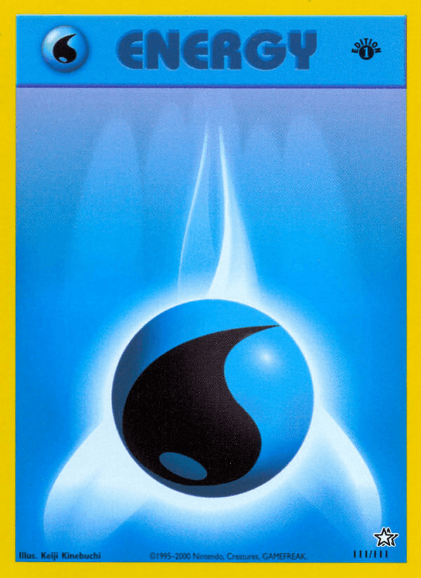 Water Energy (111/111) [Neo Genesis 1st Edition] - Doe's Cards