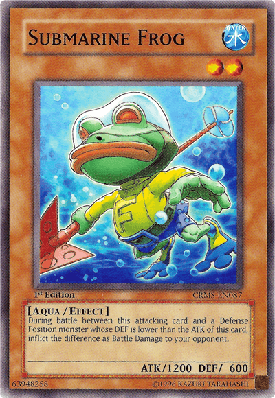 Submarine Frog [CRMS-EN087] Common - Doe's Cards