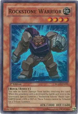 Rockstone Warrior [RGBT-EN001] Super Rare - Doe's Cards