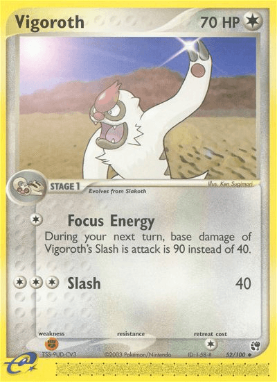 Vigoroth (52/100) [EX: Sandstorm] - Doe's Cards