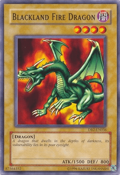 Blackland Fire Dragon [DB2-EN036] Common - Doe's Cards