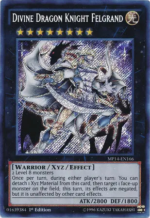 Divine Dragon Knight Felgrand [MP14-EN166] Secret Rare - Doe's Cards