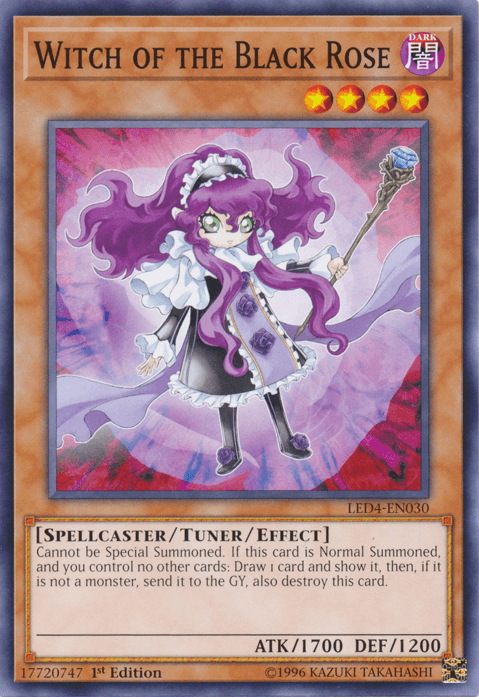 Witch of the Black Rose [LED4-EN030] Common - Doe's Cards