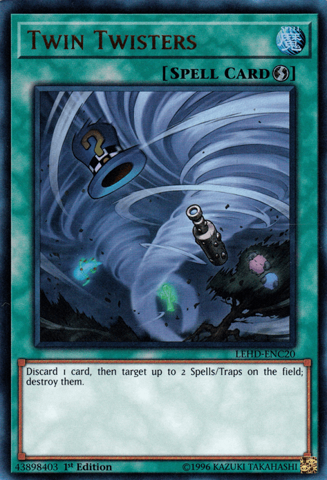 Twin Twisters [LEHD-ENC20] Ultra Rare - Doe's Cards