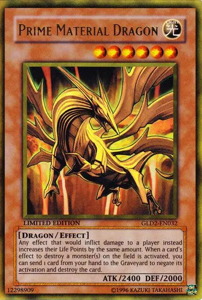 Prime Material Dragon [GLD2-EN032] Ultra Rare - Doe's Cards