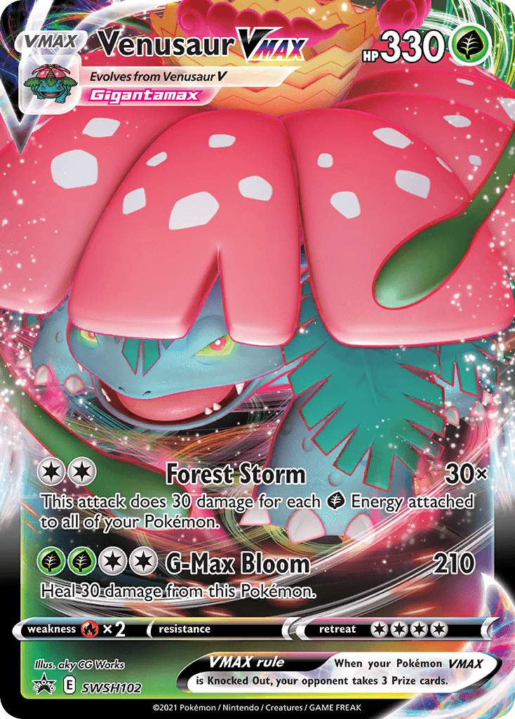 Venusaur VMAX (SWSH102) [Sword & Shield: Black Star Promos] - Doe's Cards