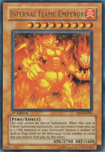 Infernal Flame Emperor [SD3-EN001] Ultra Rare - Doe's Cards