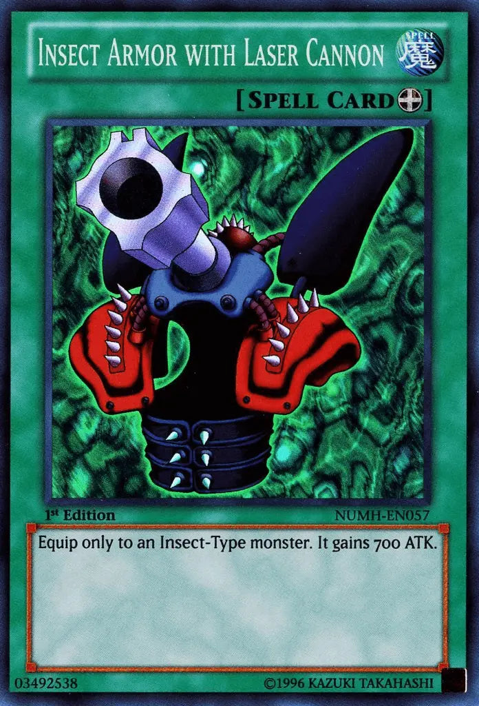 Insect Armor with Laser Cannon [NUMH-EN057] Super Rare - Doe's Cards