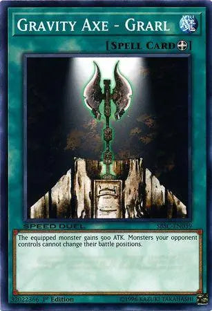 Gravity Axe - Grarl [SBSC-EN039] Common - Doe's Cards