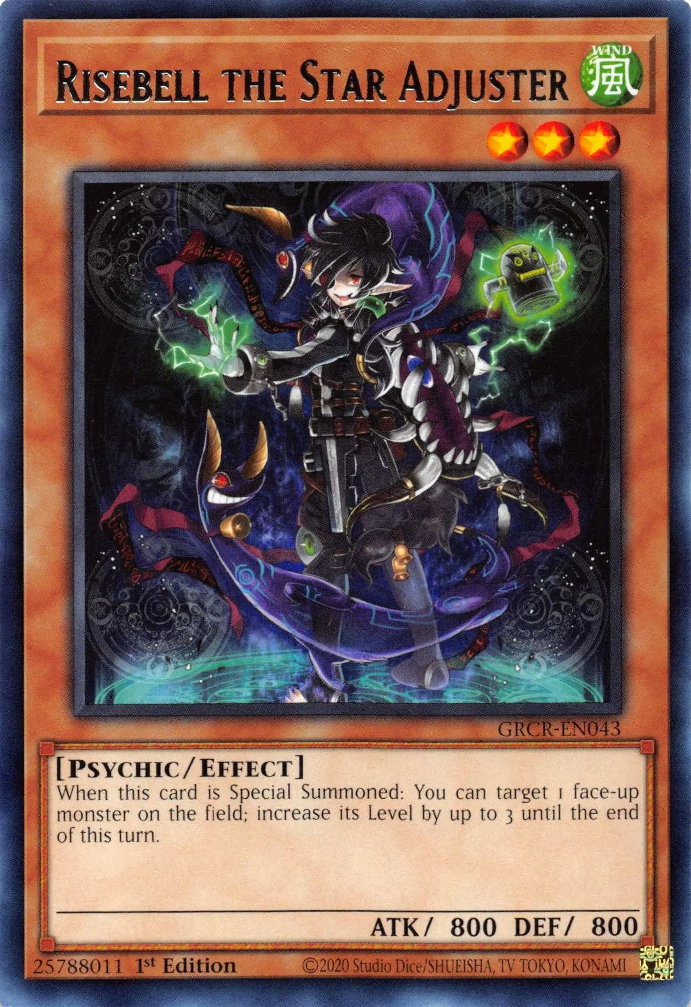 Risebell the Star Adjuster [GRCR-EN043] Rare - Doe's Cards