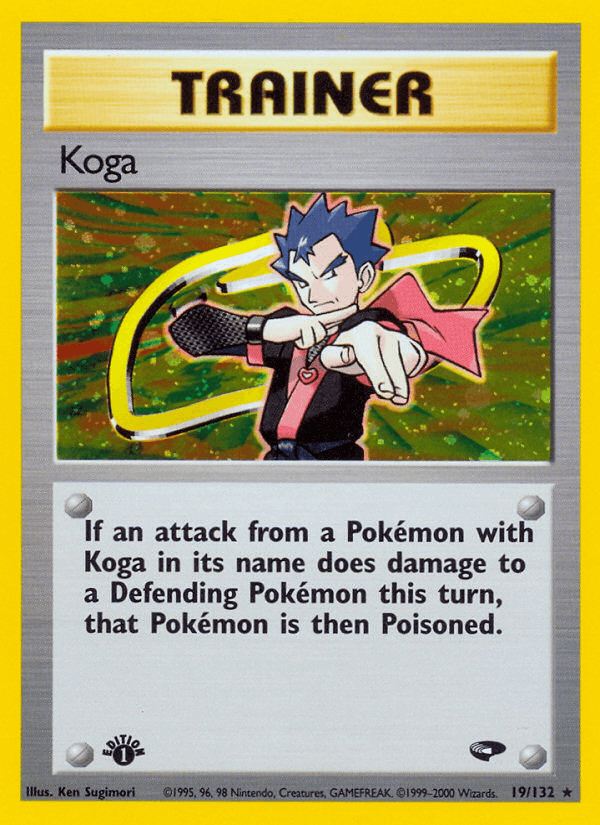 Koga (19/132) [Gym Challenge 1st Edition] - Doe's Cards