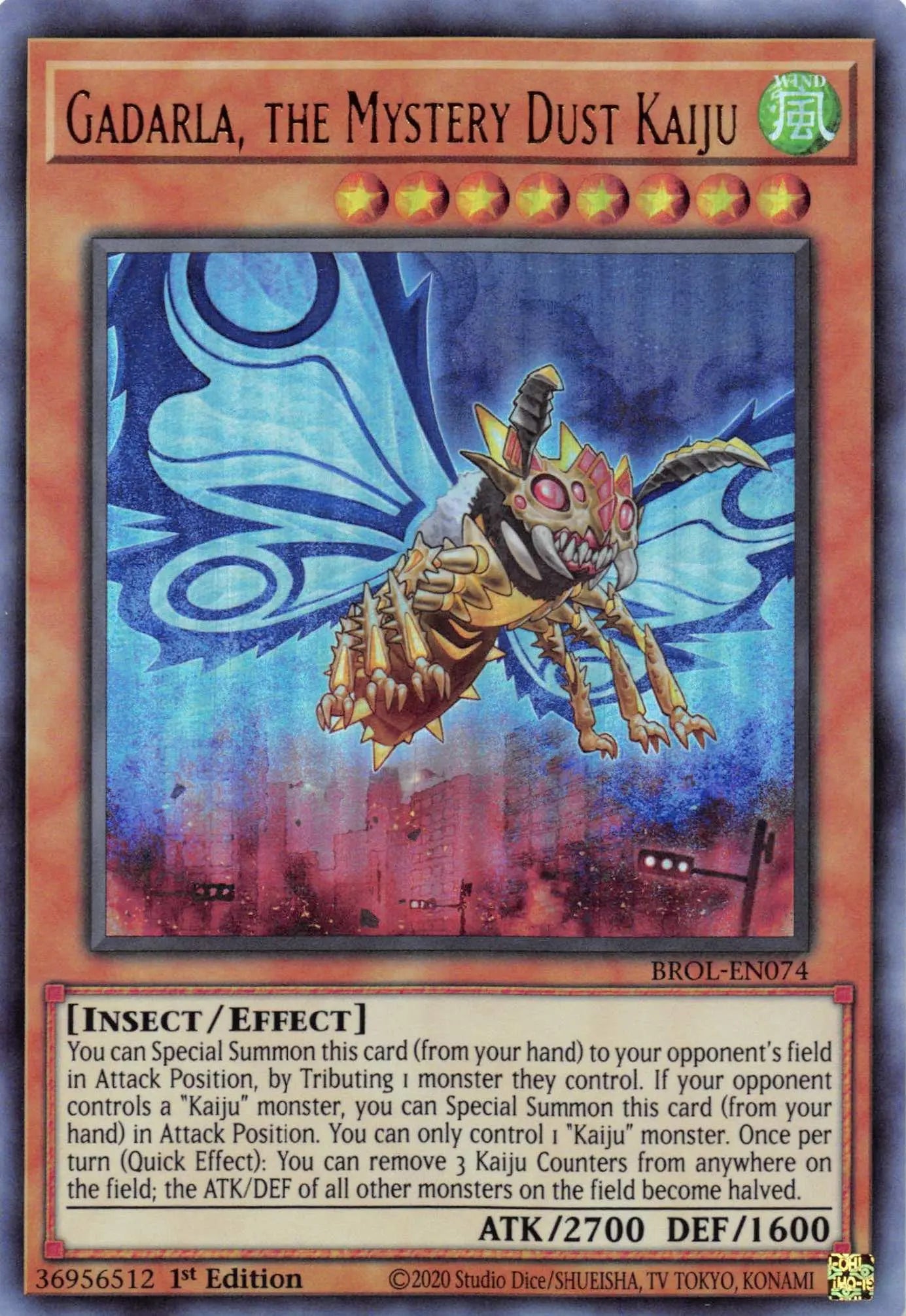 Gadarla, the Mystery Dust Kaiju [BROL-EN074] Ultra Rare - Doe's Cards